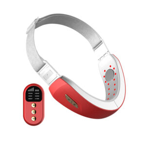 Face Lifting Tool, Slimming Device, Double Chin Reducer, Face Shaper for Anti Wrinkle, Eliminates Sagging, Anti Aging Face Beauty Device with Remote Control