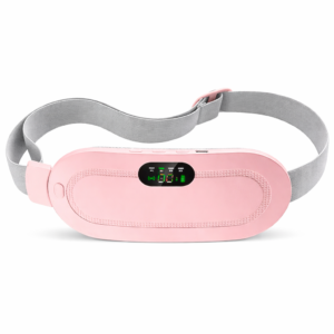 Portable Cordless Heating Pad - Alleviate Menstrual Pain and Discomfort - 3 Heat Levels and 4 Vibration Massage Modes, Menstrual Belt for Women