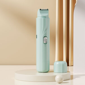 USB Powered Electric Hair Trimmer - Green and Purple Options