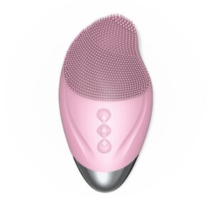 Facial Cleansing Brush Soft Silicone Face Massager - Rechargeable, Waterproof, Simple Skin Care Tools for Deep Cleansing and Exfoliating