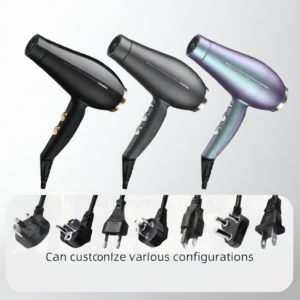 Hair Dryer 2200W Motor 6-Speed Settings and Cold/Hot Air Options - Multiple Colors