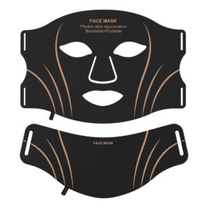 Red Light Mask for Face and Neck - Photon Silica Gel Facial Mask Machine