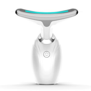 Red light LED Skincare Device - Neck and Face Lifting Instrument - All Skin Types, Rechargeable and Portable