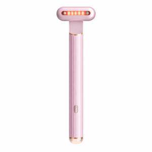 Portable Red Light Therapy Facial Wand - Microcurrent Skin Tightening Double Chin Reducer Anti Wrinkle LED Photon Massager