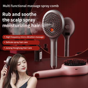 Hair Care Massage and Liquid Dispenser Comb - Includes LED