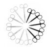 Stainless Steel or Black Nose Hair and Eyebrow Trimmers - Different Styles (round head, straight tip, curved) for Various Grooming Needs