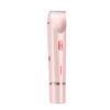 Waterproof Rechargeable 2 in 1 Women Electric Shaver Dual-Head - Private Hair Remover for Trimming, Available in Pink, Sky Blue, Violet, and White.