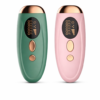 Portable Painless IPL Laser Hair Removal Device - 990000 Flashes, LCD Display, Permanent Hair Remover for Women, Photon Laser Epilator - Multiple Color Options: White, Dark Green, Pink, and Light Green.