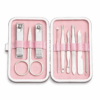 9-Piece Set Comprehensive Nail Care and Grooming Tools in One Package – Color Case Options: Pink, Red, Black, Champagne Gold, Aqua